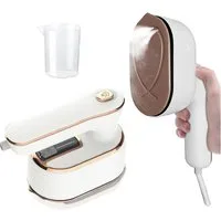 TUWENA Dampfbügeleisen Dampfbügeleisen, 180° Faltbares Handdampfbügler, Mini Reisebügeleisen, 20 Sekunden Schnelles Aufheizen für Zuhause und Reisegebrauch