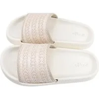 VewoTex Damen Badelatschen naturfarben » Badeschuhe mit dicker Sohle Pantolette (1 Paar, Kein Set) Slipper & Hausschuhe » moderne Sommerschuhe