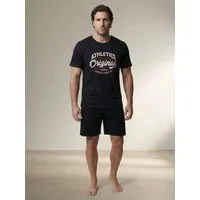 Henry Terre Shorty Pyjama Set Kurz - Athletics Original
