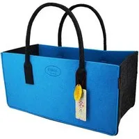 RAIKOU Einkaufsshopper Filztasche Kaminholztasche Spielzeugaufbewahrung 5 mm dicke Filze, für Einkaufs Kamin Holz Zeitungsholz Spielzeug