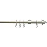 Liedeco Gardinenstange Kegel, Ø 20 mm, 1-läufig, Fixmaß, verschraubt, Metall