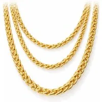 FASCHINFEVER Kostüm Goldkette – Glänzendes Retro-Accessoire für Disco- & Vintage-Outfits