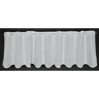Gardinen Kranzusch Scheibengardine in schlichter Käseleinenoptik (1 St), Stangendurchzug, transparent, Stablöcher,halbtransparent,verschiedene Höhen, Breiten