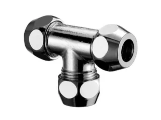Schell T-Verschraubung 3/8" d:8mm chrom 064540699