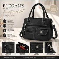 EAAKIE Umhängetasche Damen Tasche Schultertasche Umhängetasche Leder Optik Handtasche, als Schultertasche, Umhängetasche tragbar