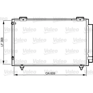 Valeo Klimakondensator Toyota Corolla E12 817805