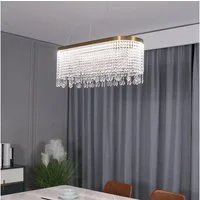 Eurohandisplay LED Pendelleuchte LED Pendelleuchte Hängelampe Fernbedienung dimmbar Farbton steubar, LED fest integriert, Kaltweiß- bis Warmweiß, Lichtfarbe und Helligkeit einstellbar