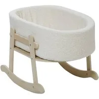 vertbaudet Puppen Accessoires-Set Puppenwiege MINI COCOON, Stoff/Holz FSC®