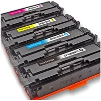 Tonerkartusche D&C Toner-Set für HP Color LaserJet Pro MFP M277dw - 4x 201X CMYK, (Kompatibel für HP Color LaserJet Pro MFP M 277 dw 201X), n