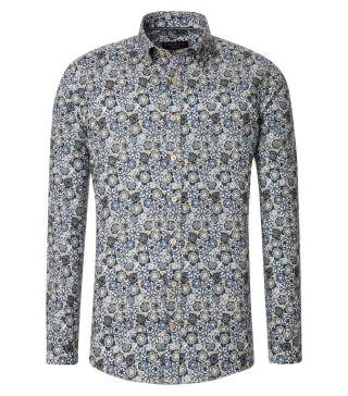 CASAMODA - Freizeithemd blau - Gr. - XL