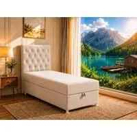 Best for Home Boxspringbett Trinity K-14 Boxspringbett mit Bettkasten & Bonnell-Federkern (Einzelbett, Polsterbett gepolstertes Kopfteil, Jugendbett, Kinderbett, 3-St., 70x200 80x200 90x200 100x200 cm), Handwerksqualität, TOP Preis-Leistungs-Verhältn