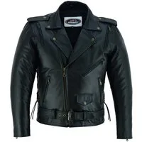 PROANTI Motorradjacke Leder Motorradjacke Biker Jacke Sport Motorrad Chopper Lederjacke