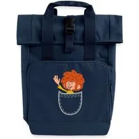 Spreadshirt Rucksack Pumuckl Fröhlich Winkendend Brusttasche Rolltop Rucksack mit 2 Griffen (1-tlg)