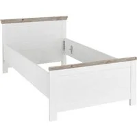 Home affaire Bett Florenz Doppelbett Landhausstil Bettgestell (100,140 oder 180/200cm), aus FSC®-zertifiziertem Holzwerkstoff, in 3 Breiten