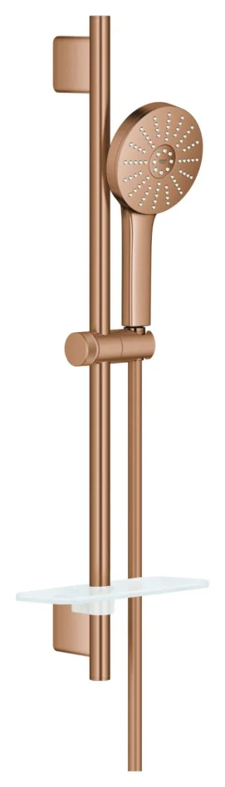 GROHE Brausestange-Set Euphoria 120 134884, 600mm 3 Strahl 5,2l warm sunset geb., 134884DL00 134884DL00