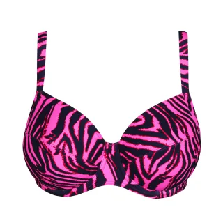 PrimaDonna - MALABO hot pink zebra Vollschalen Bikini-Top hot pink zebra - Gr. - 70F