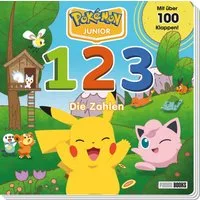 Pokémon Junior: 1 2 3 – Die Zahlen / Pokémon, Panini, Pappbilderbuch mit über 100 Klappen, X