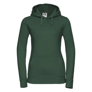 Russell - "Authentic" Kapuzenpullover für Damen (Flaschengrün)