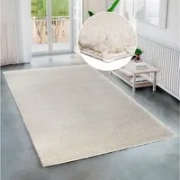 Bruno Banani Hochflor-Teppich Shaggy Soft, rechteckig, Höhe: 30 mm, gewebt, Uni Farben, besonders weich und kuschelig, Kundenliebling