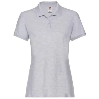 Fruit of the Loom - "Premium" Poloshirt für Damen (Grau)