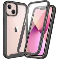 betterfon Handyhülle für Apple iPhone 13 TPU Case mit 360° Rundumschutz Displayschutz, 360 Grad Hülle mit Displayschutz und Fingerprint