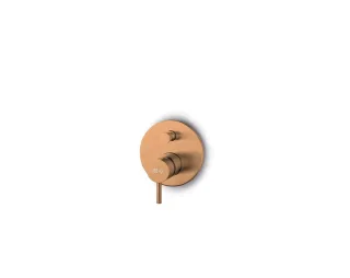 JEE-O Slimline Unterputz-Wannenarmatur mit Umsteller, bronze, 800-2204 800-2204