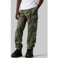 Calvin Klein Jeans Sweathose ESSENTIAL WOVEN CARGO PANTS für Kinder bis 16 Jahre mit Logo-Print