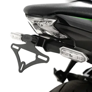 R&amp;G Kennzeichenhalter Heckumbau Kawasaki Z 650 / Ninja 650 Bj. 2017-2024 eintragungsfrei inkl. LED