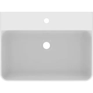 Ideal Standard Conca Waschtisch T379001 mit Hahnloch, ohne Überlauf, 600 x 450 x 145 mm, weiß