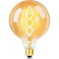 ZMH LED-Leuchtmittel LED Lampe E27 Glühbirne: G95//G125 Vintage Edison Leuchtmittel 4W, E27, 1 St., 2200k, Retro Filament Birnen Bulb Energiesparlampe für Haus