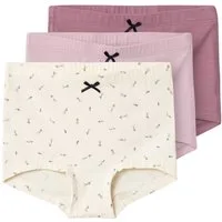 Name It Hipster NMFTIGHTS 3P BUTTERCREAM FLORAL NOOS (Packung, 3-St)