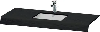 Duravit DuraStyle Konsole Eiche Schwarz Matt 800x550x100 mm - DS828C01616 DS828C01616