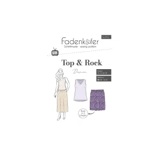 Fadenkäfer Schnitt "Top & Rock" für Damen