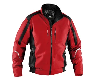 KÜBLER Wetterblouson mittelrot/schwarz XL - 1367 5229-5599-XL