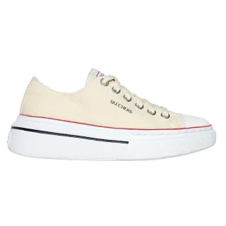 Skechers - "Cordova" Sneaker für Damen, Canvas, Plattform-Absatz (Naturweiß)