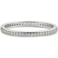 Bruno Banani Fingerring Schmuck Geschenk Silber 925 Damenring Memoire Eternity, mit Zirkonia (synth)