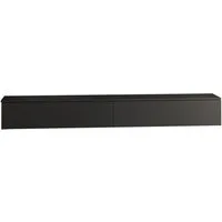 MOEBLINE Lowboard TV Lowboard Fernsehtisch TV-Schrank 200 FIVO 01 schwarz