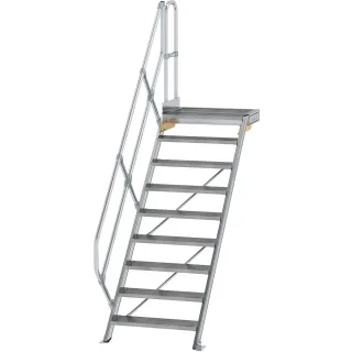 Munk Treppe mit Plattform 45° Stufenbreite 800 mm - 600449