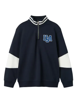NAME IT - NKMBELIAM LS NREG SWEAT UNB navy blazer - Gr. - 158/164