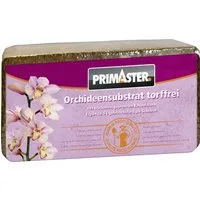 Primaster Spezialerde Primaster Orchideensubstrat torffrei Brikett für 5, Torffrei