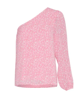 msch copenhagen - MSCHElanina Rikkelie Top AOP B White Flower - Gr. - XS