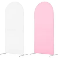 GarveeMore Hängedekoration Elastische Bogen-Hintergrundabdeckung mit zweiseitigem Design, Doppelseitiges 2‑in‑1 Farbdesign für flexible Themenanpassung
