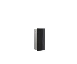 emco WC-Modul asis pure mit Glasfront Türanschlag links, Unterputz, 435 mm, schwarz, 975527504 975527504
