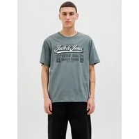 Jack & Jones Rundhalsshirt JJELOGO TEE SS O-NECK 2 COL AW25 SN