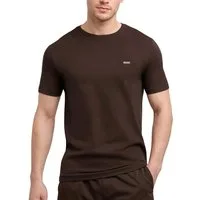 Smilodox T-Shirt Ilyas, Komfortables Herren-Shirt, Weiche hochwertige Baumwolle Schlichtes Oberteil Metalllabel Vielseitig kombinierbar Freizeit