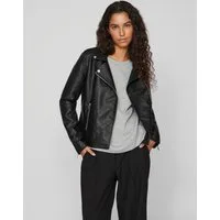 Vila Lederimitatjacke VICARA COATED JACKET - NOOS mit Biker Details