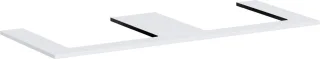 Hansgrohe Konsole Xilesa E 1375x550mm m. 2 Ausschnitt f.Aufsatzwasch.ge mattweiss, 54274700 54274700