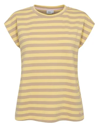 Nümph - NULIZY CROPPED STRIPE TOP popcorn - Gr. - XS