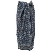 Guru-Shop Sarong Leichter Pareo Schal, Sarong, handbedrucktes..