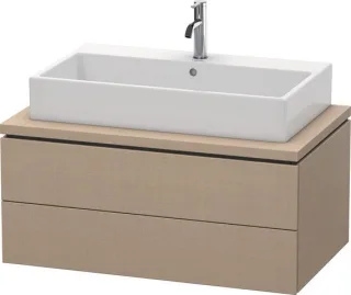 Duravit L-Cube Konsolenwaschtischunterbau wandhängend Leinen Matt 920x547x400 mm - LC581807575 LC581807575